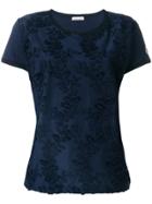 Moncler Textured Foliage T-shirt - Blue