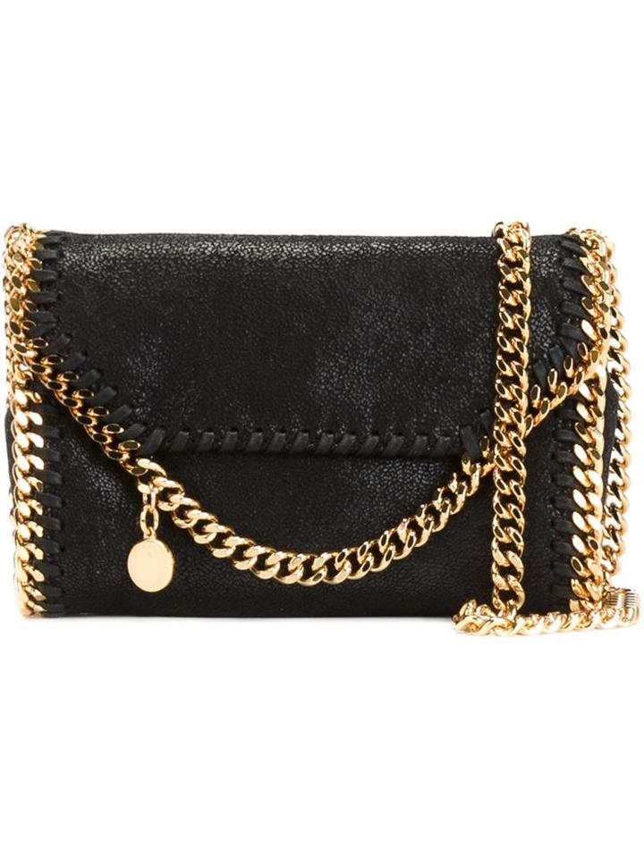 Stella Mccartney 'falabella' Crossbody Bag, Women's, Black, Pvc/metal (other)