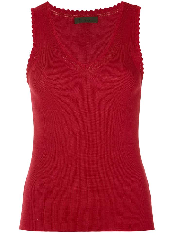 Nk Knit Tank Top - Red