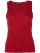 Nk Knit Tank Top - Red