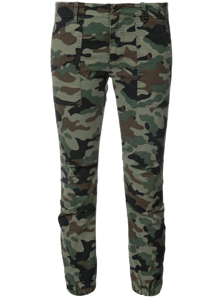 Nili Lotan - Military Camouflage Cargo Pants - Women - Cotton/spandex/elastane - 2, Green, Cotton/spandex/elastane