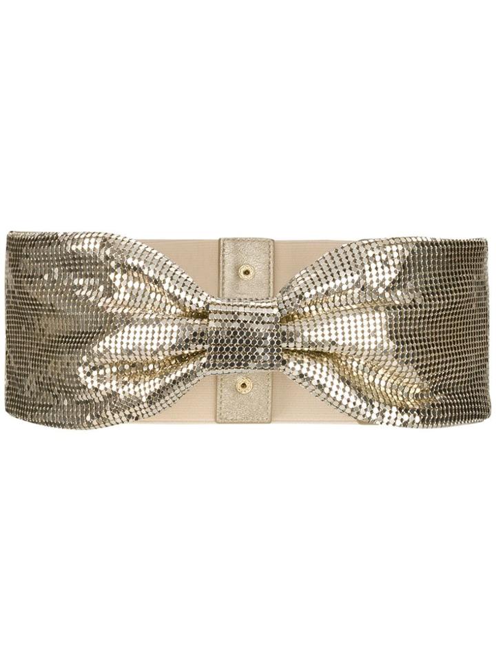 Liu Jo Sequinned Large Belt - Gold