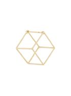 Shihara 18kt Gold Cube Earring - Metallic