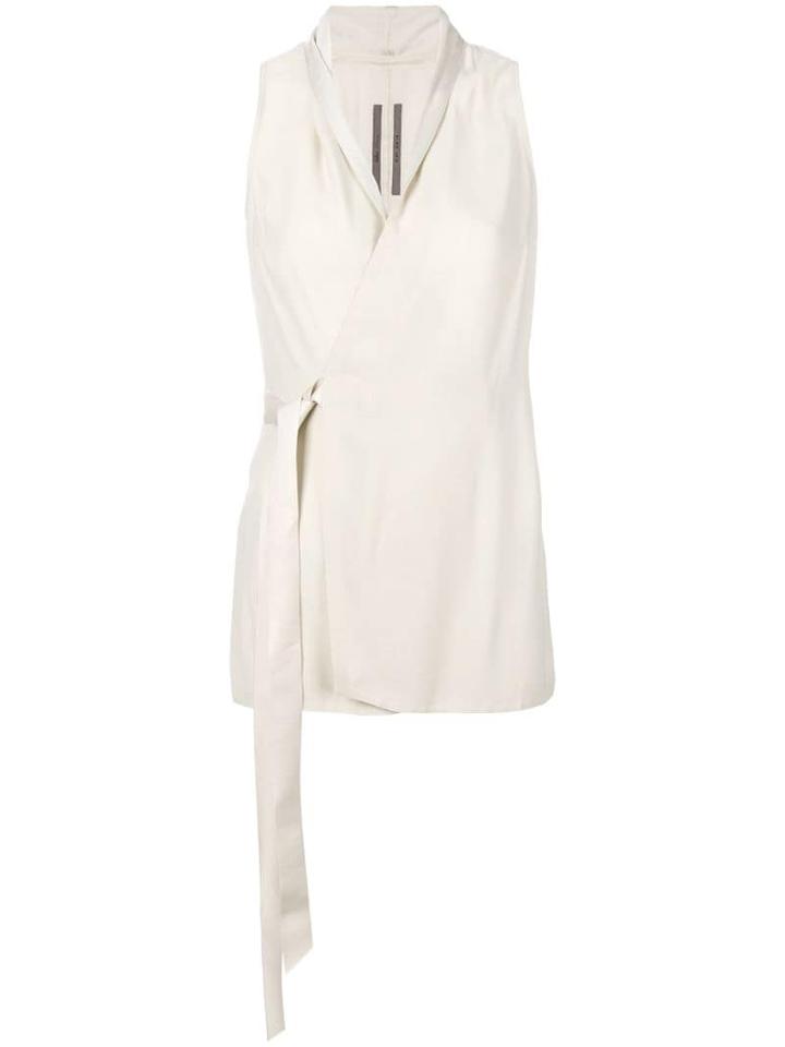 Rick Owens Tie Waist Blouse - Neutrals