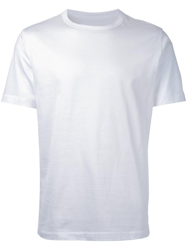 Estnation Crew Neck T-shirt, Men's, Size: Small, White, Cotton