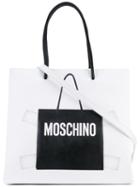Moschino - Shopper Tote Bag - Women - Leather - One Size, White, Leather