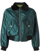 Jean Paul Gaultier Vintage Shiny Bomber Jacket - Green