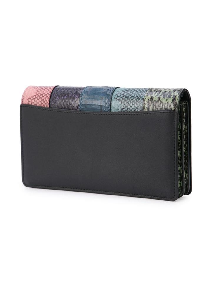 Coach Callie Foldover Chain Clutch In Ombre - Multicolour