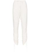Ashish Sequin Embellished Track Pants - White