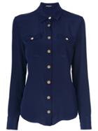 Balmain Classic Fitted Shirt - Blue