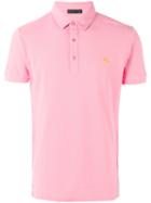 Etro Embroidered Logo Polo Shirt, Men's, Size: Xxxl, Pink/purple, Cotton
