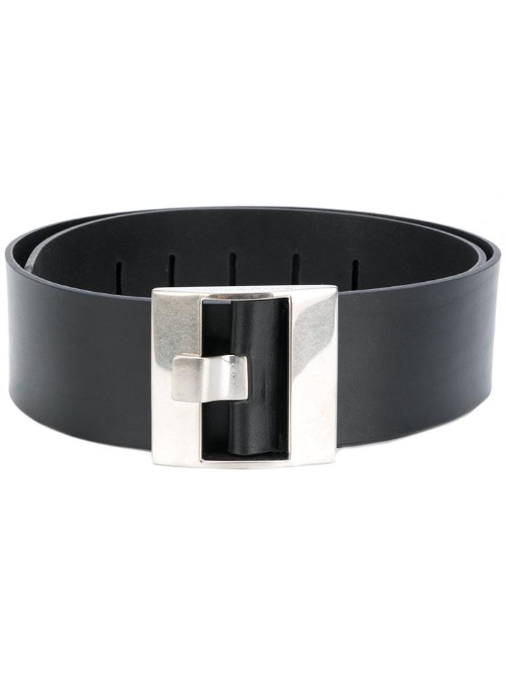 Maison Margiela Square Buckle Belt - Black