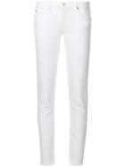 7 For All Mankind Classic Skinny Jeans - White