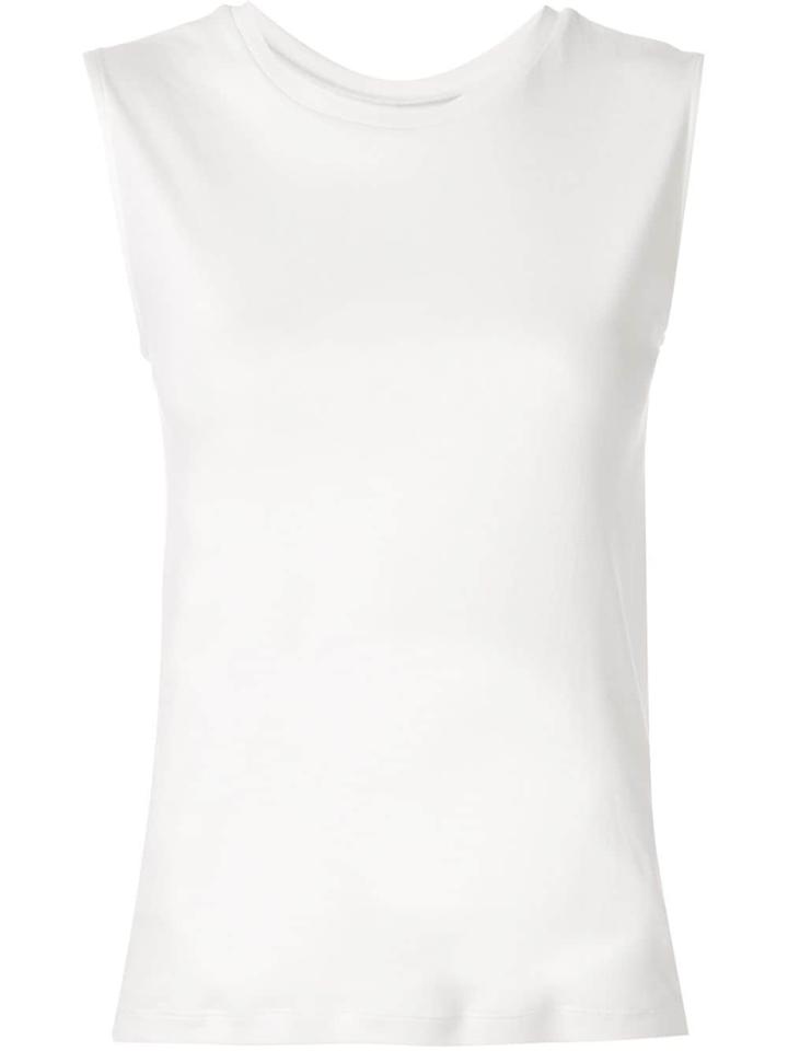 Le Ciel Bleu Slim-fit Tank Top - White