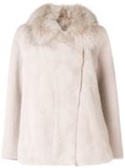 Blancha Mink Fur Coat - Neutrals
