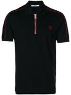 Givenchy Zip-up Polo Shirt - Black