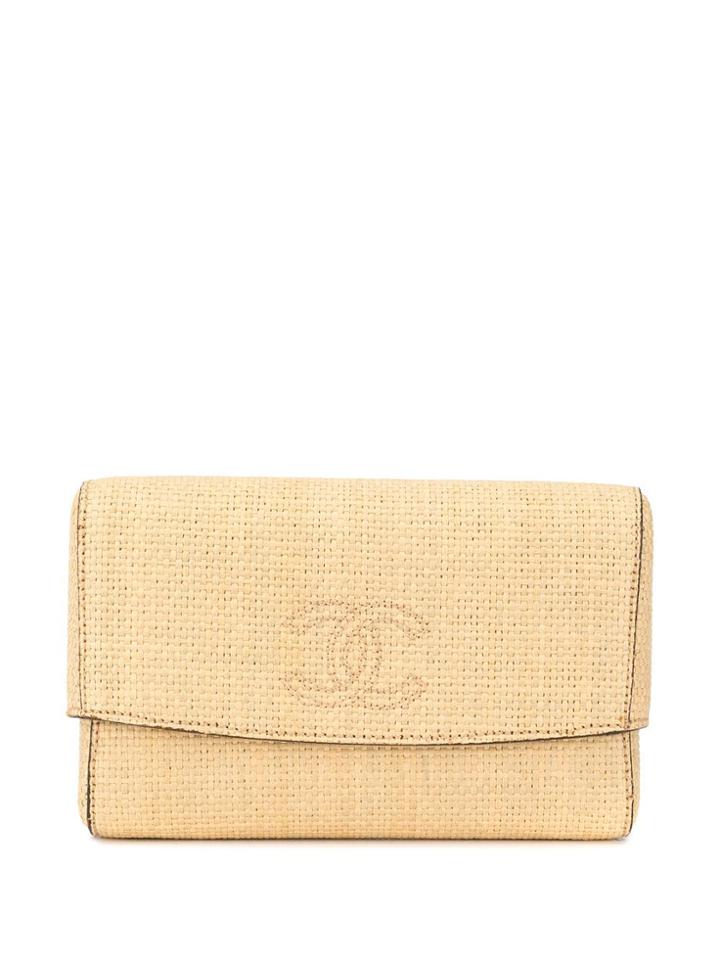 Chanel Pre-owned 1998s Cc Clutch - Brown