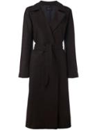 Paltò 'francesca' Coat, Women's, Size: 42, Black, Cotton/nylon/polyester/wool