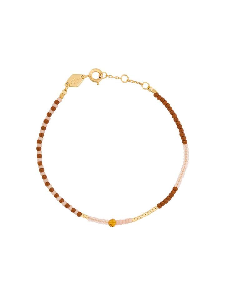 Anni Lu Mess Beaded Bracelet - Orange