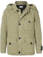 Cp Company Short Hooded Jacket - Green
