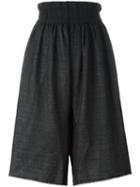 Aodress Cropped Trousers, Women's, Grey, Cotton/wool