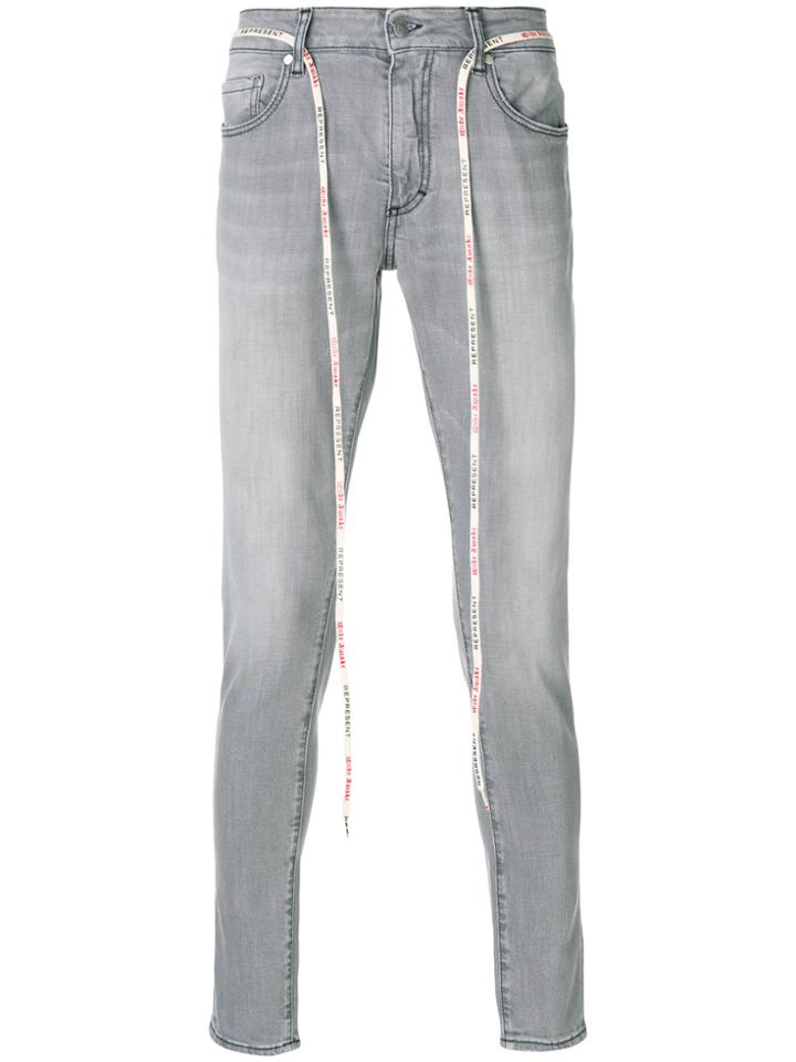 Represent Essential Slim-fit Jeans - Grey