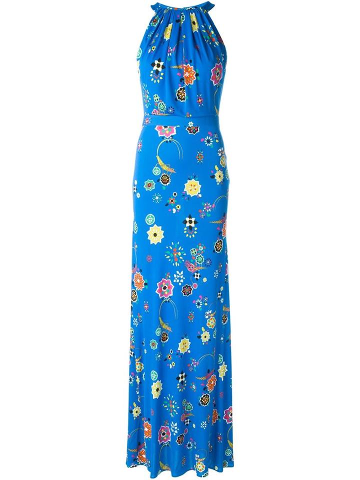 Emilio Pucci Sleeveless Printed Maxi Dress