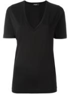 Dsquared2 V-neck T-shirt, Women's, Size: M, Black, Cotton