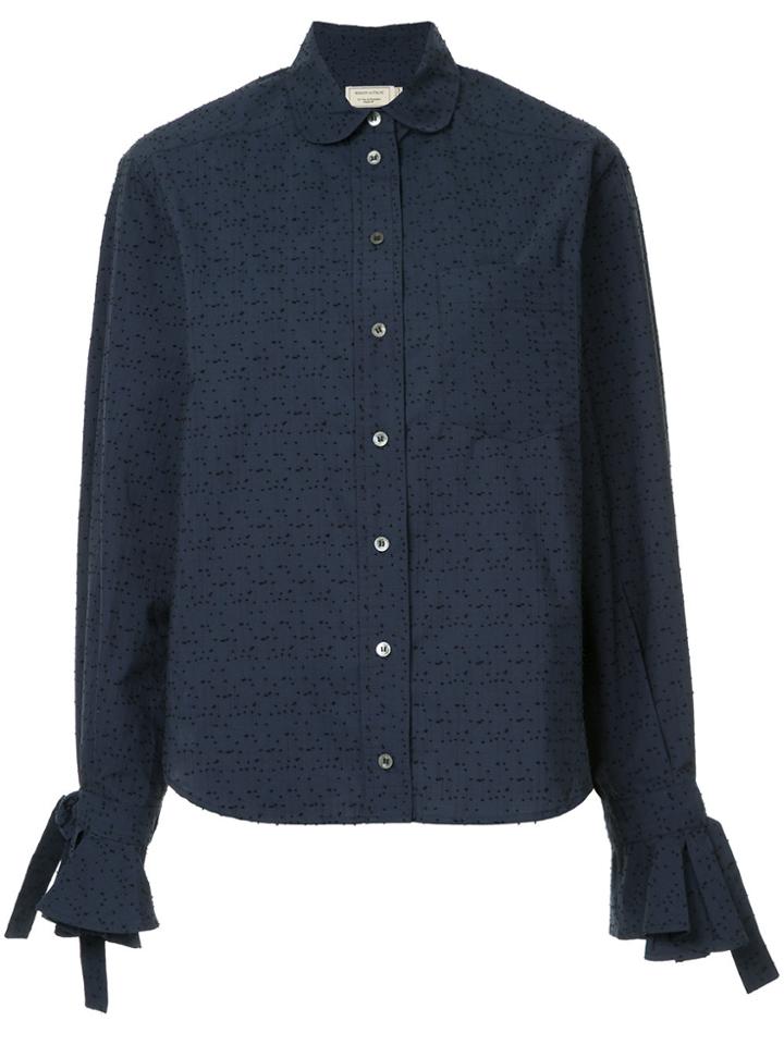 Maison Kitsuné Kate Crossover Top - Blue