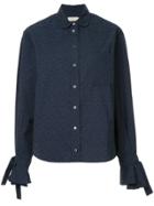 Maison Kitsuné Kate Crossover Top - Blue