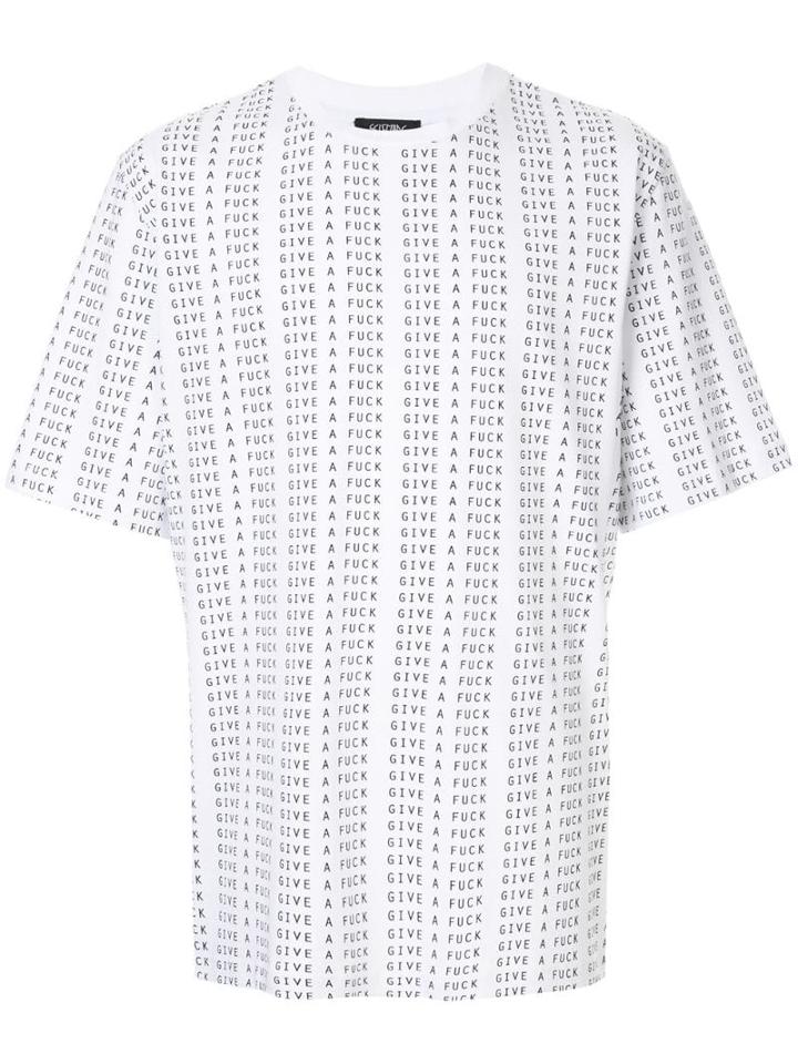 Selfmade By Gianfranco Villegas Logo Print Oversized T-shirt - White