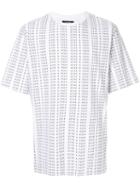 Selfmade By Gianfranco Villegas Logo Print Oversized T-shirt - White