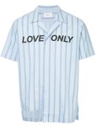 Ports V Love Only Striped Shirt - Blue