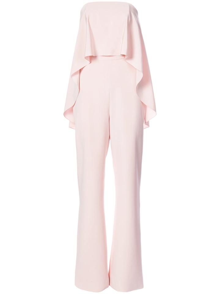 Christian Siriano Strapless Jumpsuit - Pink & Purple