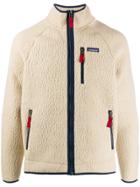 Patagonia Contrast Logo Bomber Jacket - Neutrals
