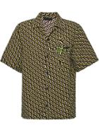 Prada Twist Motif Print Shirt - Multicolour