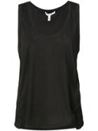 Derek Lam 10 Crosby Tank With Lace Trim - Black