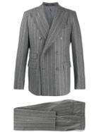 Tagliatore Striped Suit - Grey