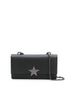 Designinverso Star Plaque Shoulder Bag - Black