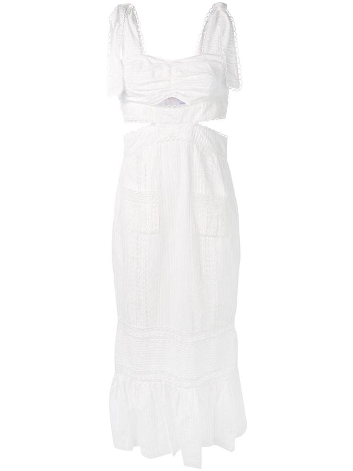 Alice Mccall Sleeveless Embroidered Dress - White