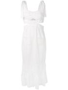 Alice Mccall Sleeveless Embroidered Dress - White