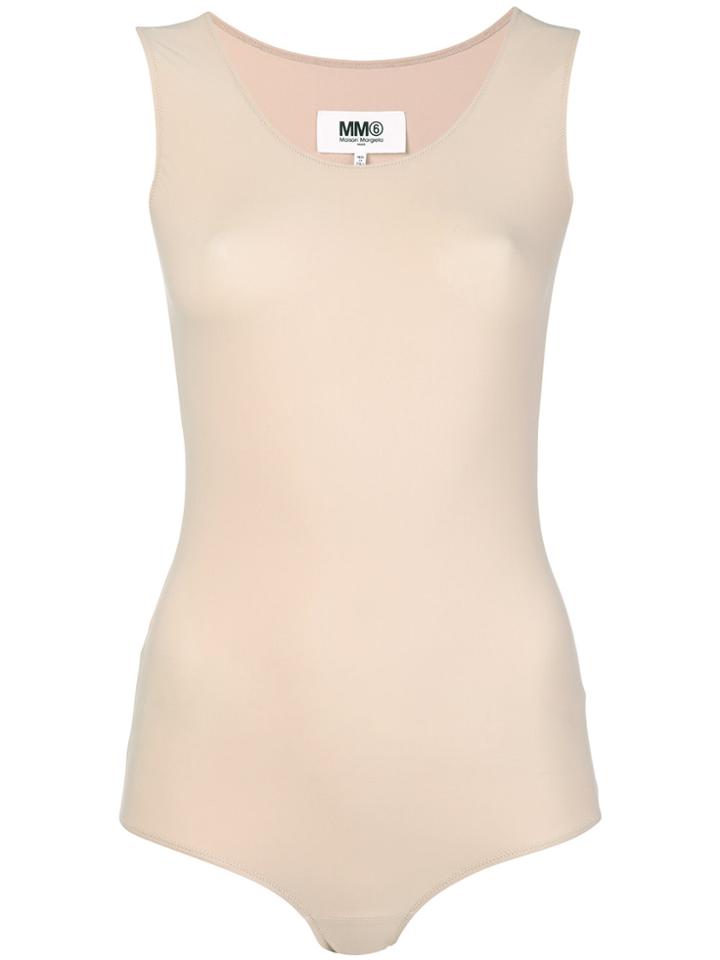Mm6 Maison Margiela Round Neck Body - Nude & Neutrals