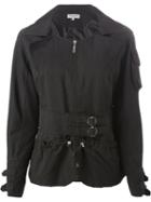 Christian Dior Vintage Belted Drawstring Jacket, Women's, Size: 40, Black