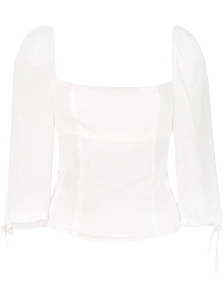 Reformation Grove Top - White