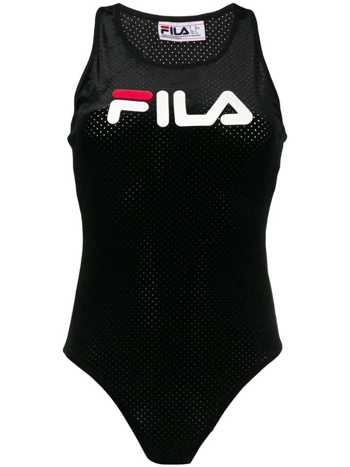 Fila Logo Print Bodysuit - Black