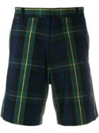 Rowing Blazers Plaid Tailored Shorts - Green