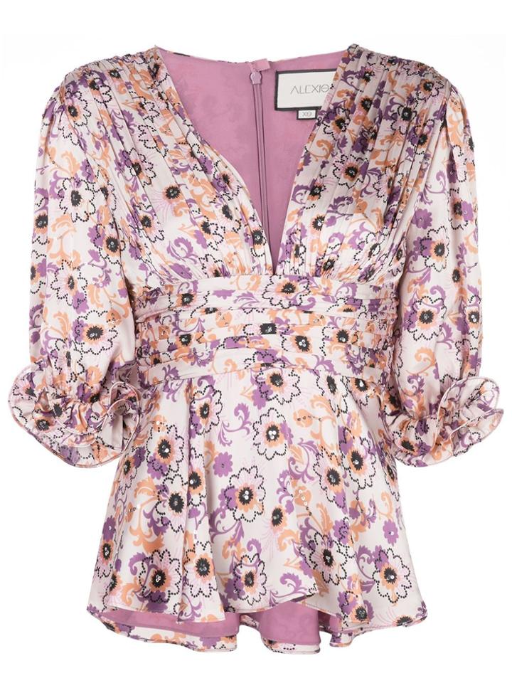 Alexis Prema Floral-print Top - Purple