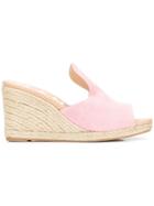 Manebi Wedge Mules - Pink