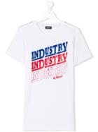 Diesel Kids Industry Print T-shirt - White