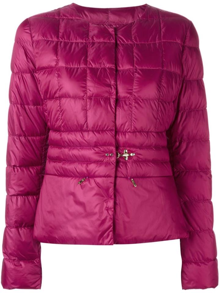 Fay Padded Zip Jacket, Women's, Size: L, Pink/purple, Polyamide/feather Down